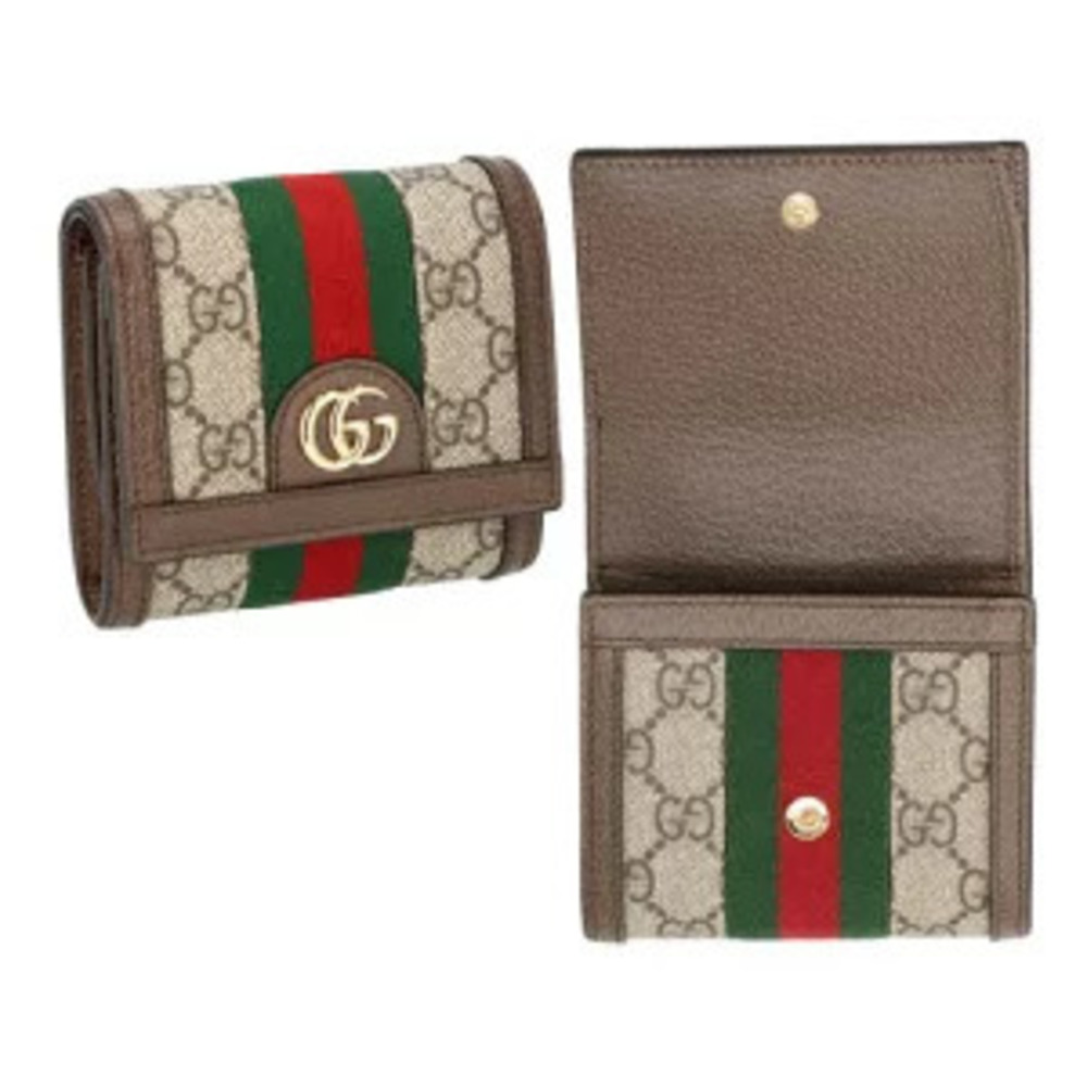 Gucci Ophidia Bi fold Wallet Beige - Picture 5 of 5